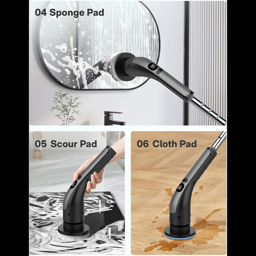 Electric Cleaning Household Kitchen Floor Brush
