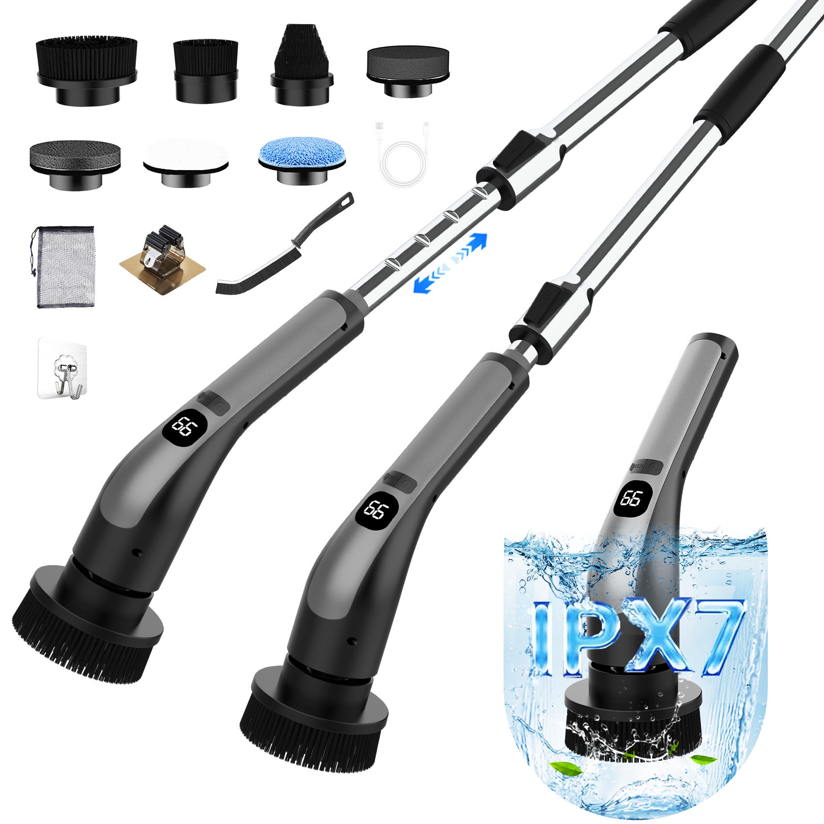 Electric Cleaning Household Kitchen Floor Brush