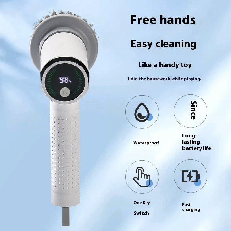 Multifunctional Wireless Electric Kitchen & Sink Waterproof Cleaning Brush