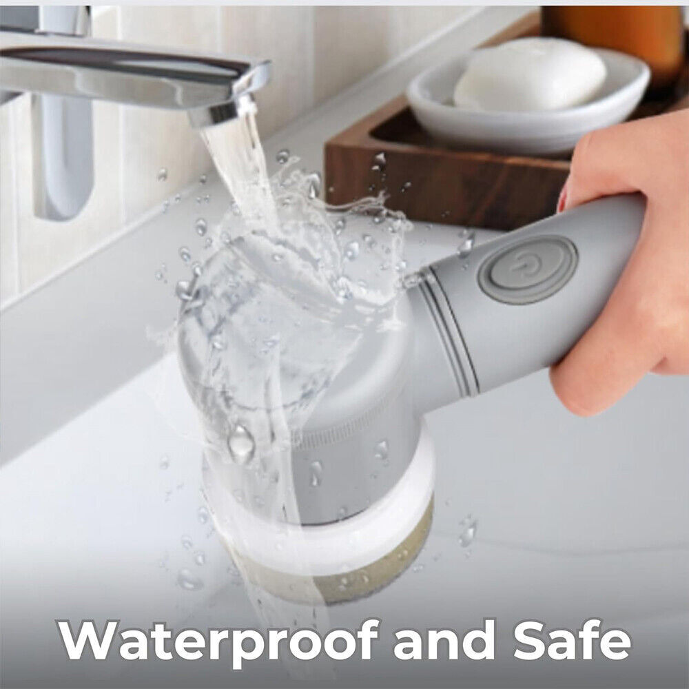 10Pcs Rechargeable Electric Cordless Spin Cleaning Scrubber