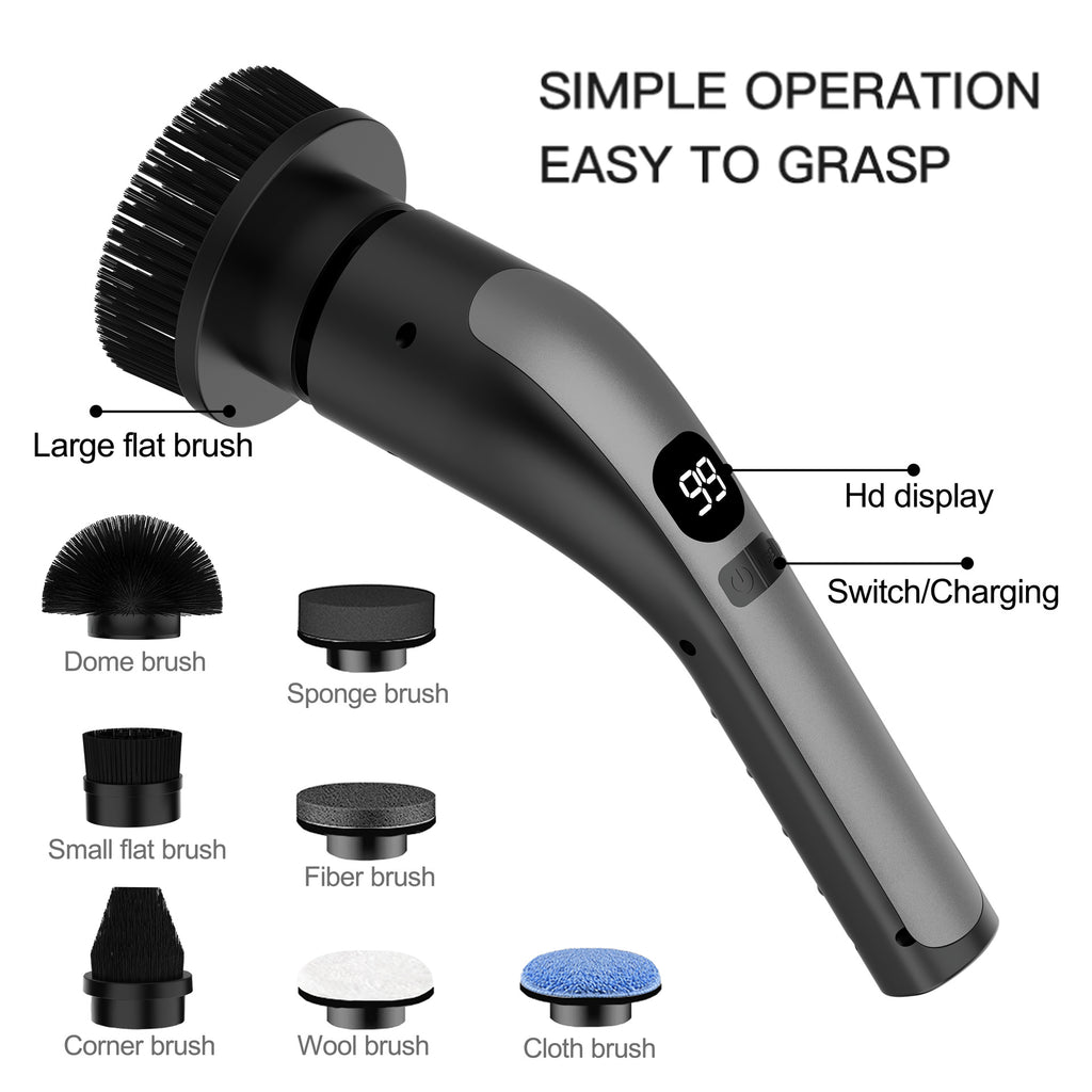 Electric Cleaning Household Kitchen Floor Brush