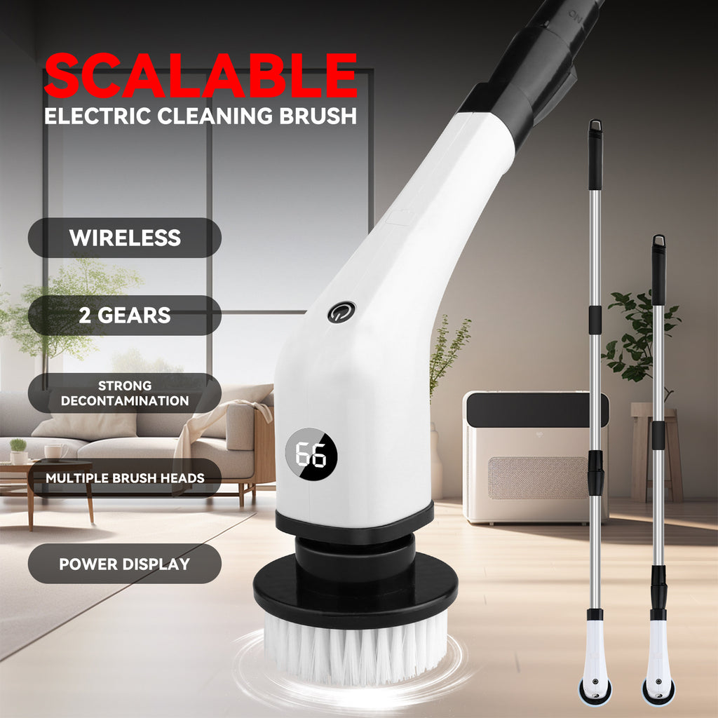 Electric Multi-functional 7-in-1 Household Toilet & Bathroom Cleaning Brush